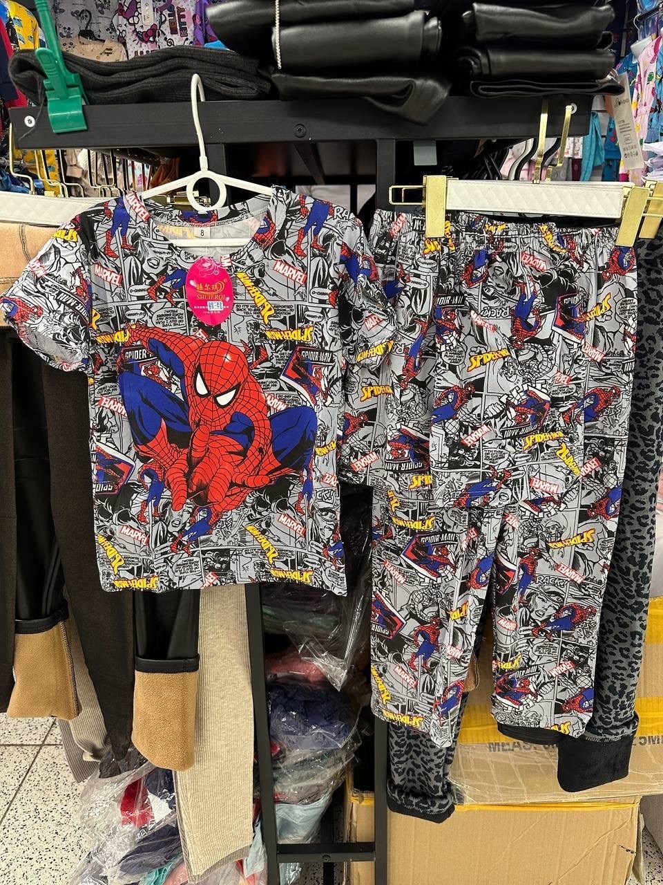 пижама для мальчика,пижама комплект,пижама костюм,домашняя одежда пижама,пижама человек паук