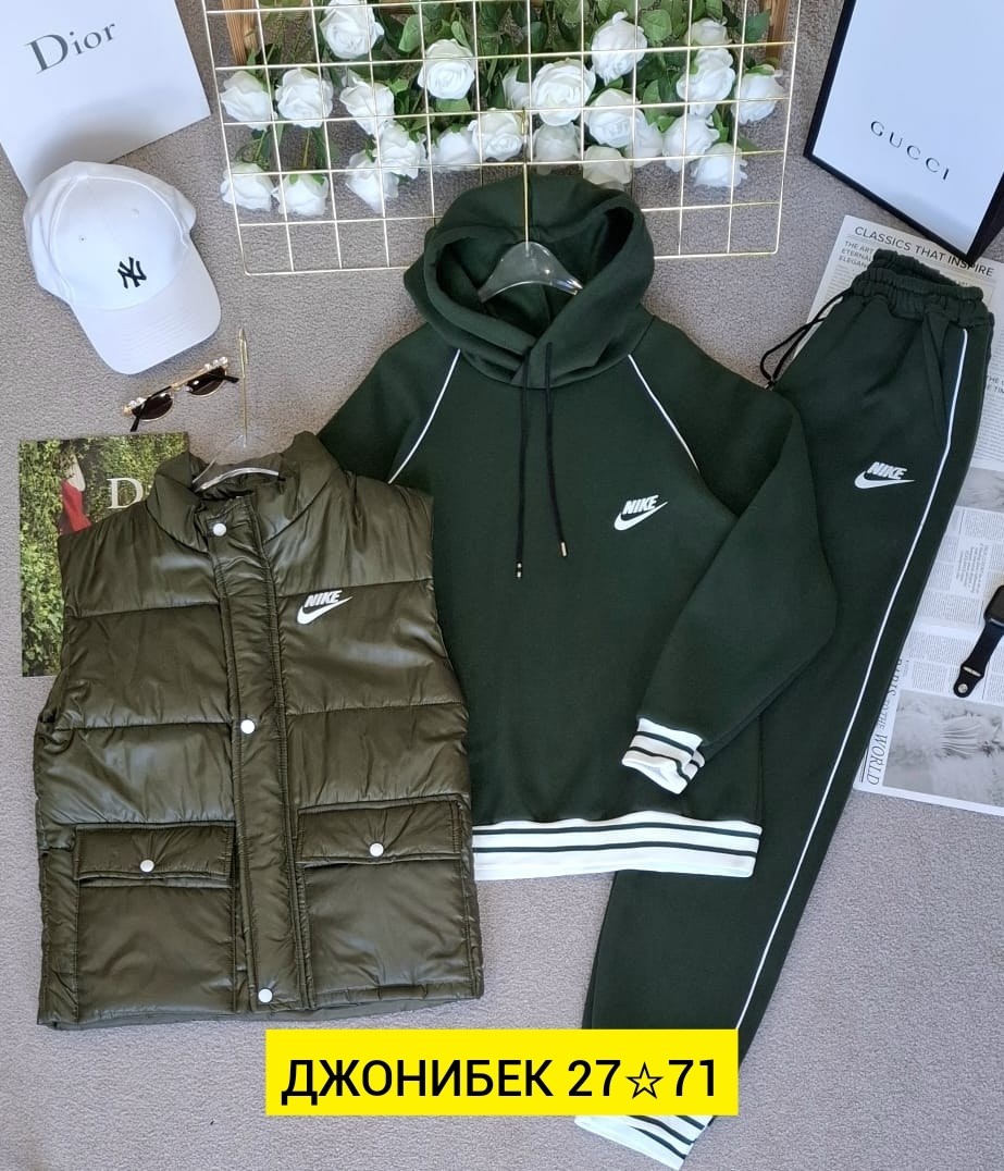 спортивный костюм тройка nike,костюм женский тройка,спортивный костюм nike на флисе,костюм на флисе,спортивные костюмы утепленные