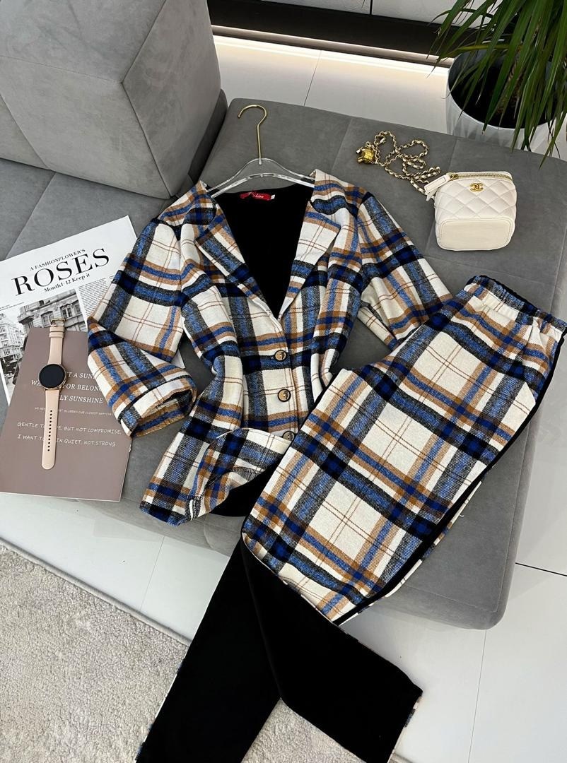 костюм двойка кашемир,костюм в клетку,женский костюм тройка,костюм женский,костюм брючный в клетку