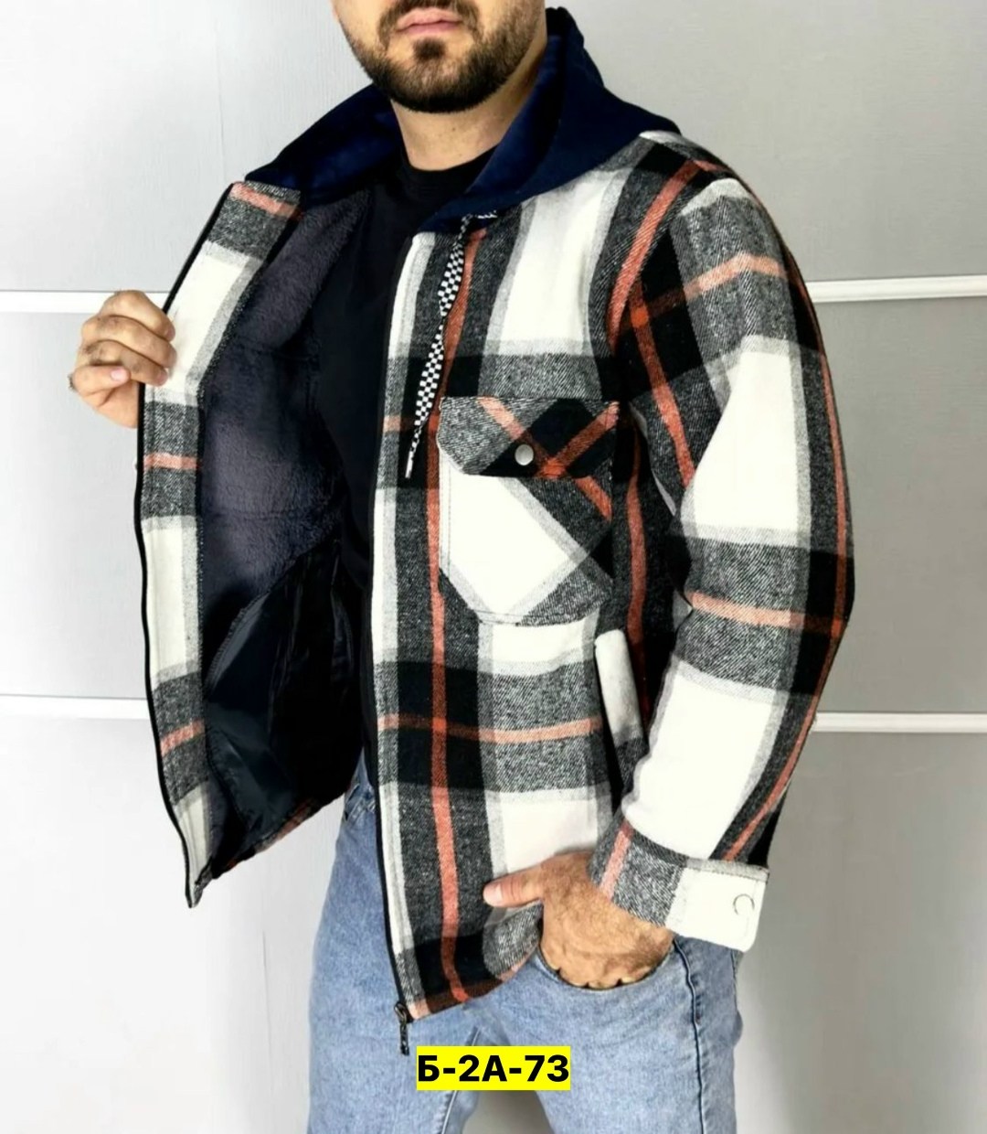 рубашка утепленная,рубашка теплая на меху,мужская рубашка,рубашка в клетку с капюшоном,рубашка в клетку мужская