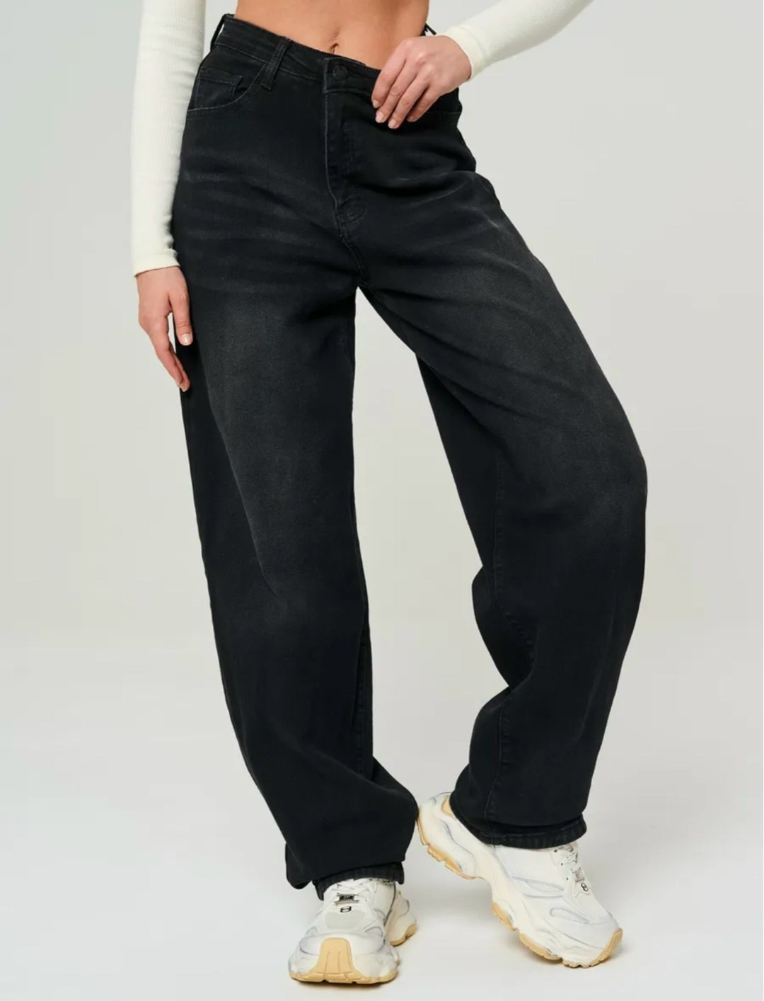 джинсы широкие,женские джинсы,джинсы черные,стильные джинсы,модные брюки