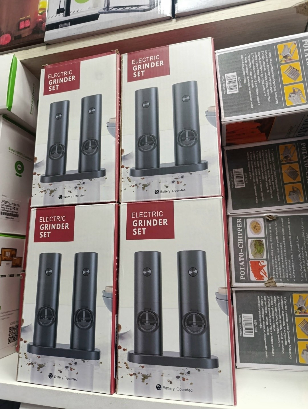 электрическая мельница для специи,мельницы для специй электрические reblaze набор 2 шт,набор электрических мельниц для специй electric grinder set 2 шт,набор электрических мельниц для специй electric