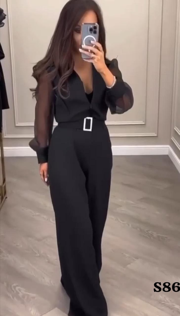 элегантные комбинезоны,комбинезон брючный элегантный,женский комбинезон,черный женский комбинезон,модный комбинезон