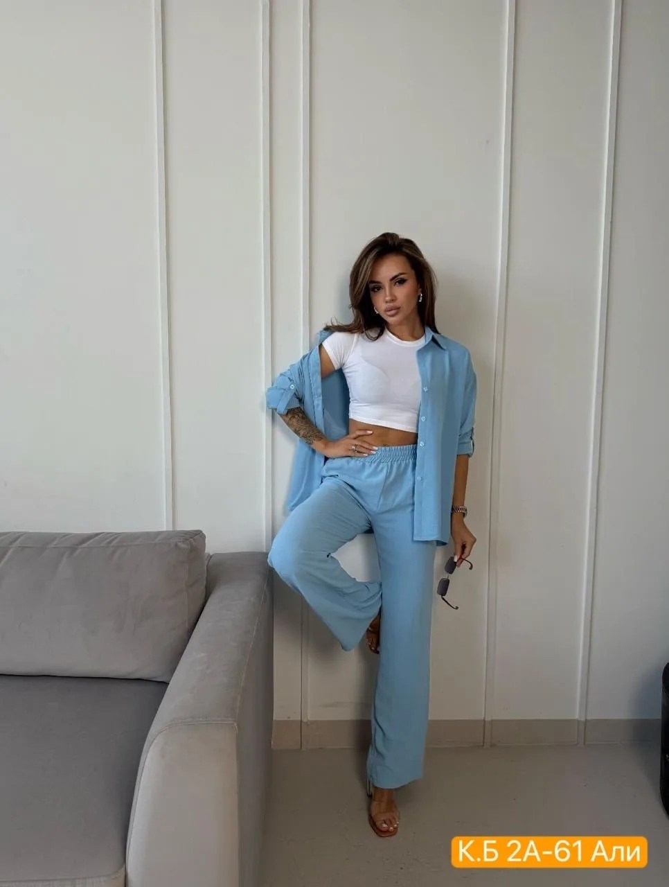 костюм с брюками,костюм двойка женская,повседневный костюм,летний костюм оверсайз gagutika,брючный костюм повседневный