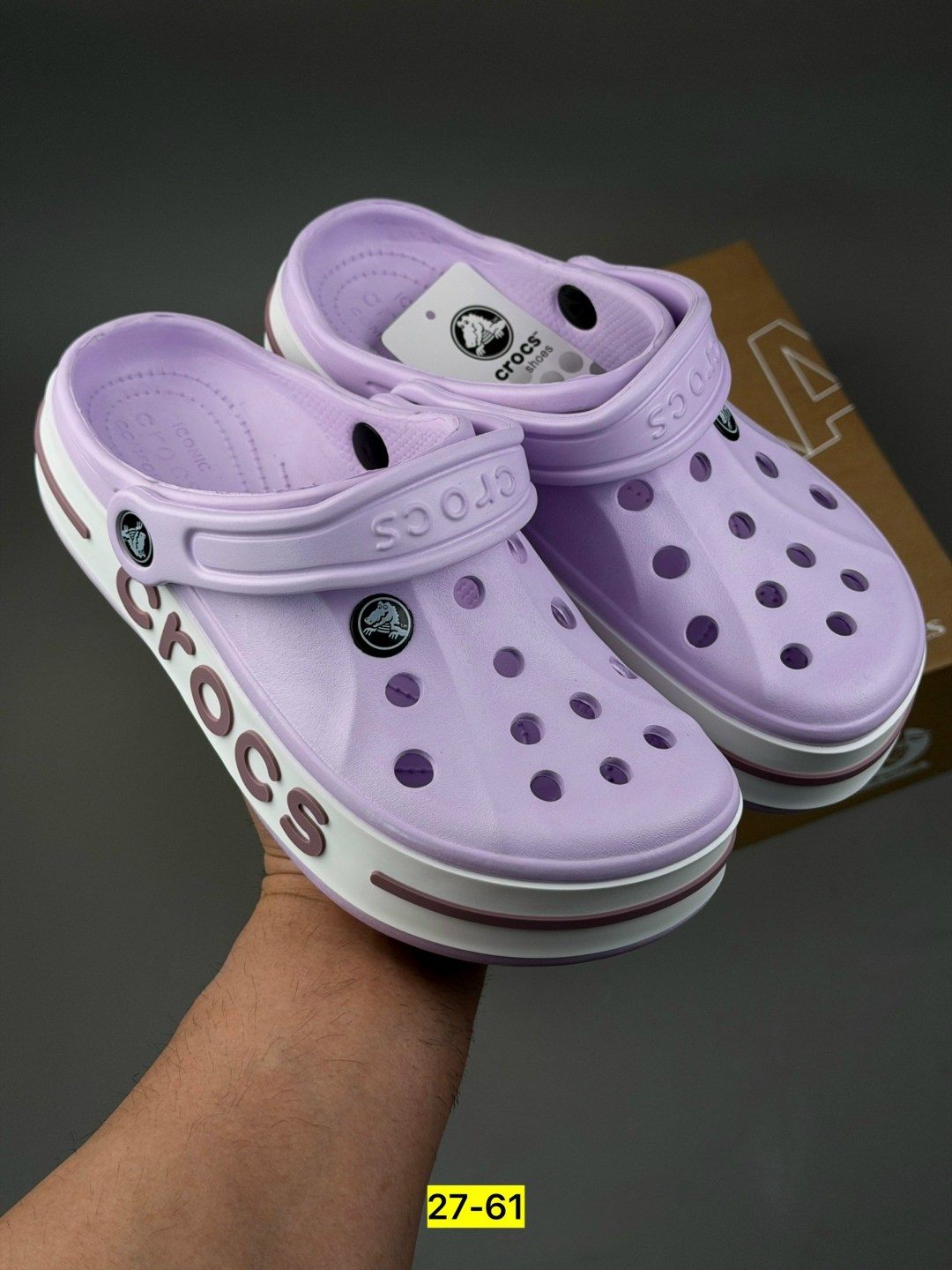женские кроксы,сабо кроксы crocs sarah clog crocs цвет розовый персик,,сабо crocs,crocs розовые
