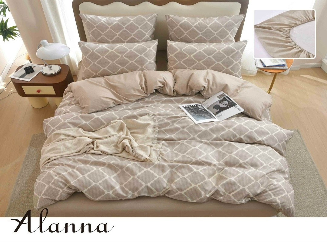 комплект постельного белья alanna,комплект постельного белья евро alanna,комплект постельного белья,комплект постельное белье евро сатин,комплект постельного белья alanna двуспальный