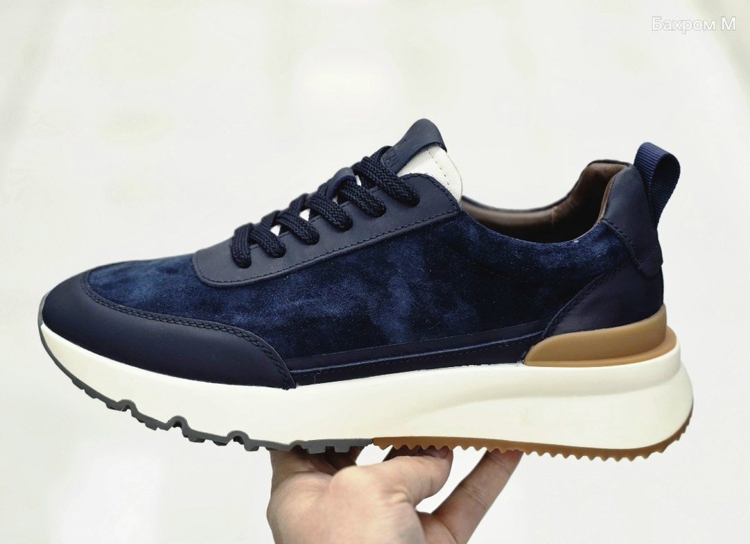 brunello cucinelli кроссовки мужские,коричневые кроссовки,,замшевые кроссовки,спортивная