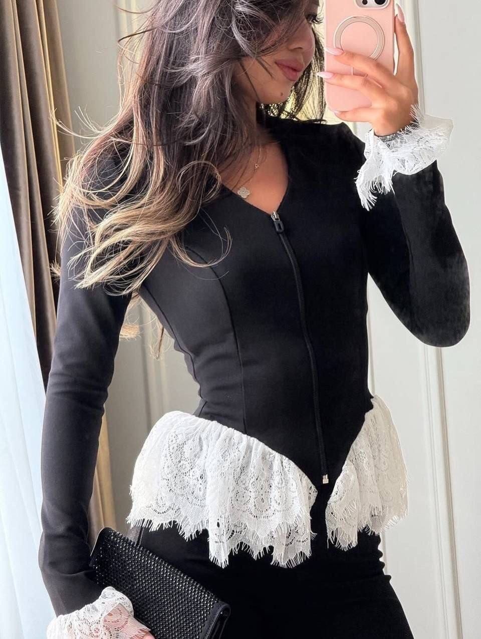 жакет с баской,женские жакеты,жакет,жакет приталенный,жакет с кружевом