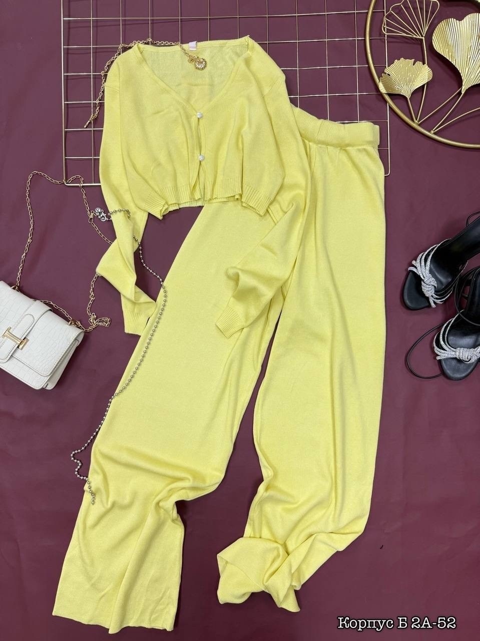 трикотажные костюмы,костюм двойка кашемир,трикотажный вязаный костюм в рубчик с брюками палаццо,костюм женский,трикотажные костюмы женские