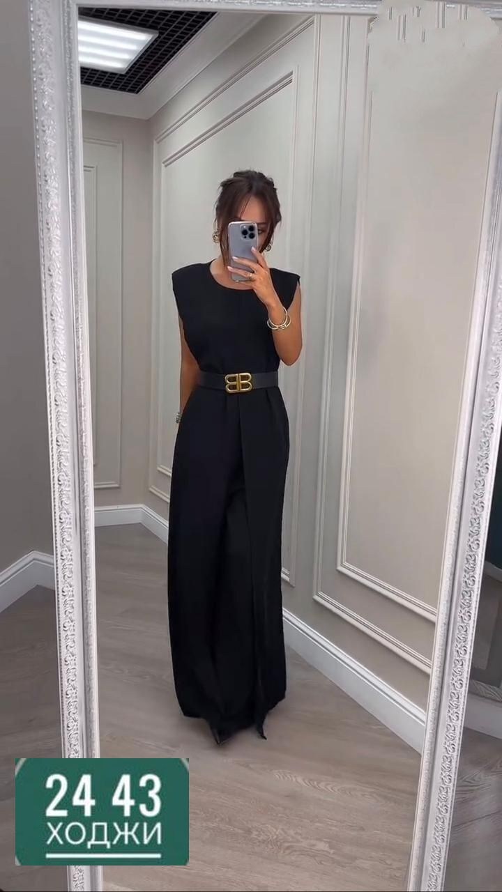 комбинезон женский 48899,элегантные комбинезоны,женские комбинезоны,шикарный комбинезон,женский костюм комбенизон на запах