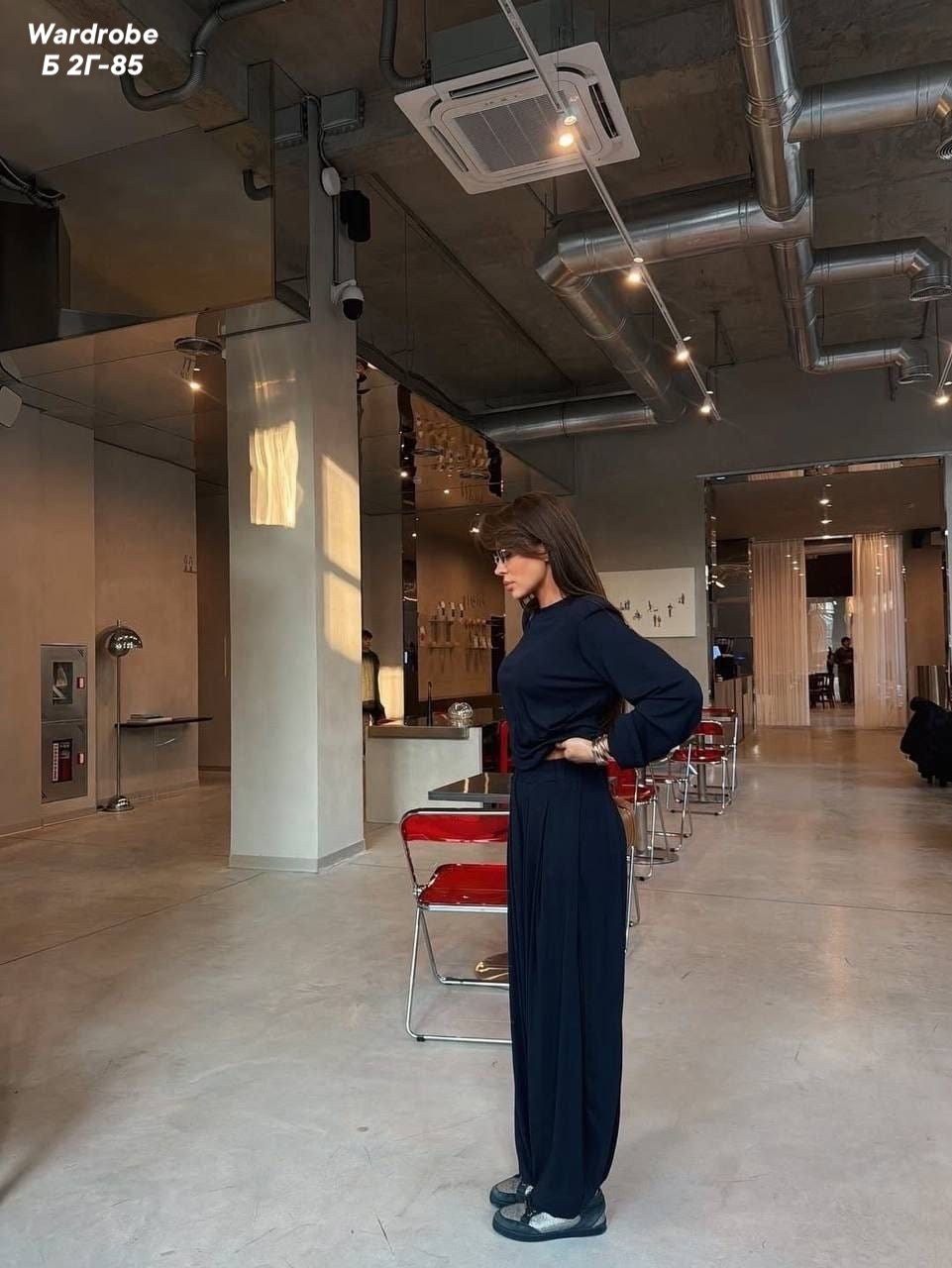 костюм женский с брюками палаццо,трикотажный костюм,костюм свободного кроя,женский костюм с брюками