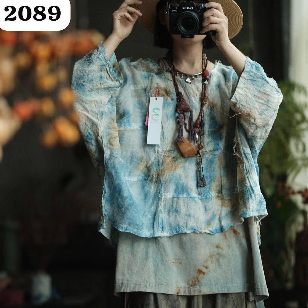 johnature женские винтажные футболки с,женская винтажная льняная свободная футболка с,johnature женские винтажные рубашки с рукавами,повседневная рубашка,в стиле бохо