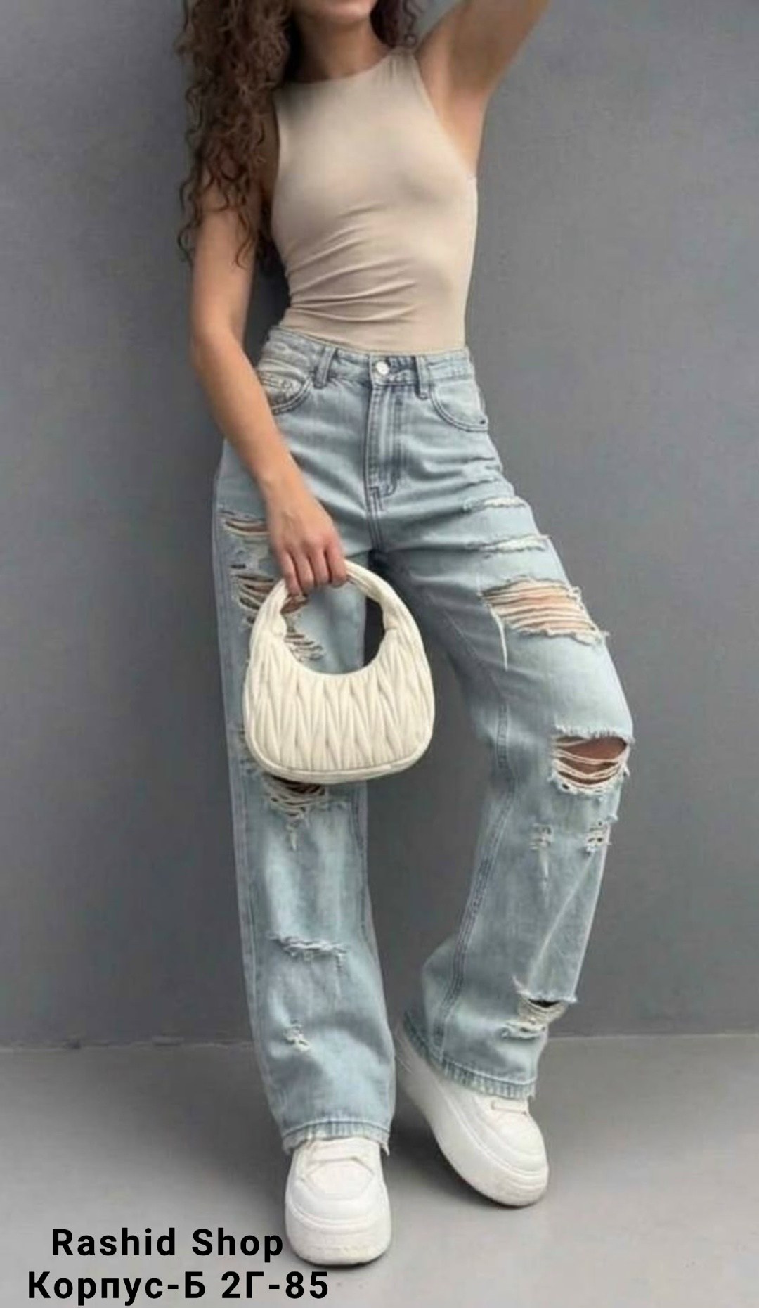 штаны джинсы,джинсы широкие,джинсы,джинсы широкие женские,джинсы широкие багги рваные bulgakova