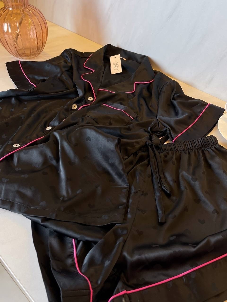 атласная пижама женская,шелковая пижама женская,пижама женская,пижама женская с шортами,пижама женская с шортами и рубашкой для сна шелковая атласная