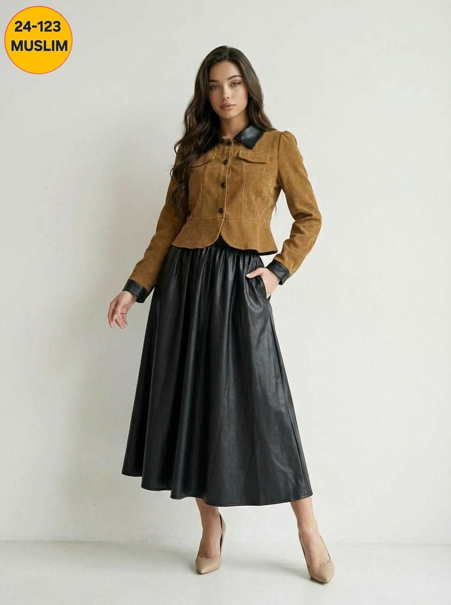 юбка вельветовая,коричневая юбка,жакет и юбка,юбка миди,юбка