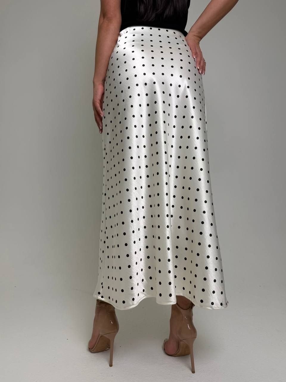 юбка макси,юбка,юбка в горошек,юбка миди,длинная юбка