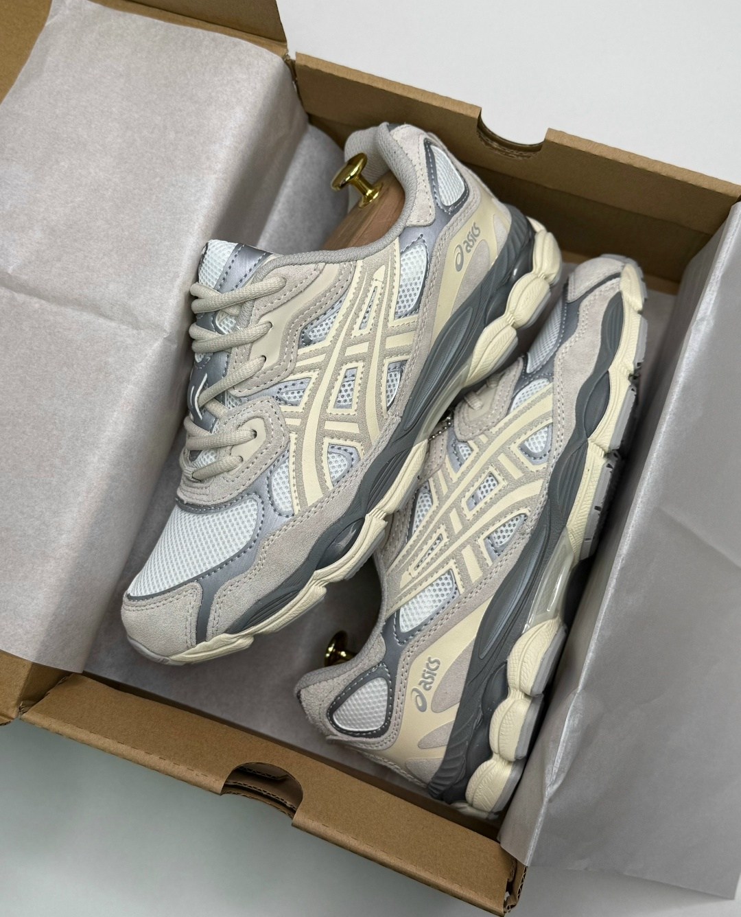 кроссовки asics,кроссовки asics gel nyc,кроссовки asics gel nyc 'cream oyster grey',кроссовки asics gel,кроссовки