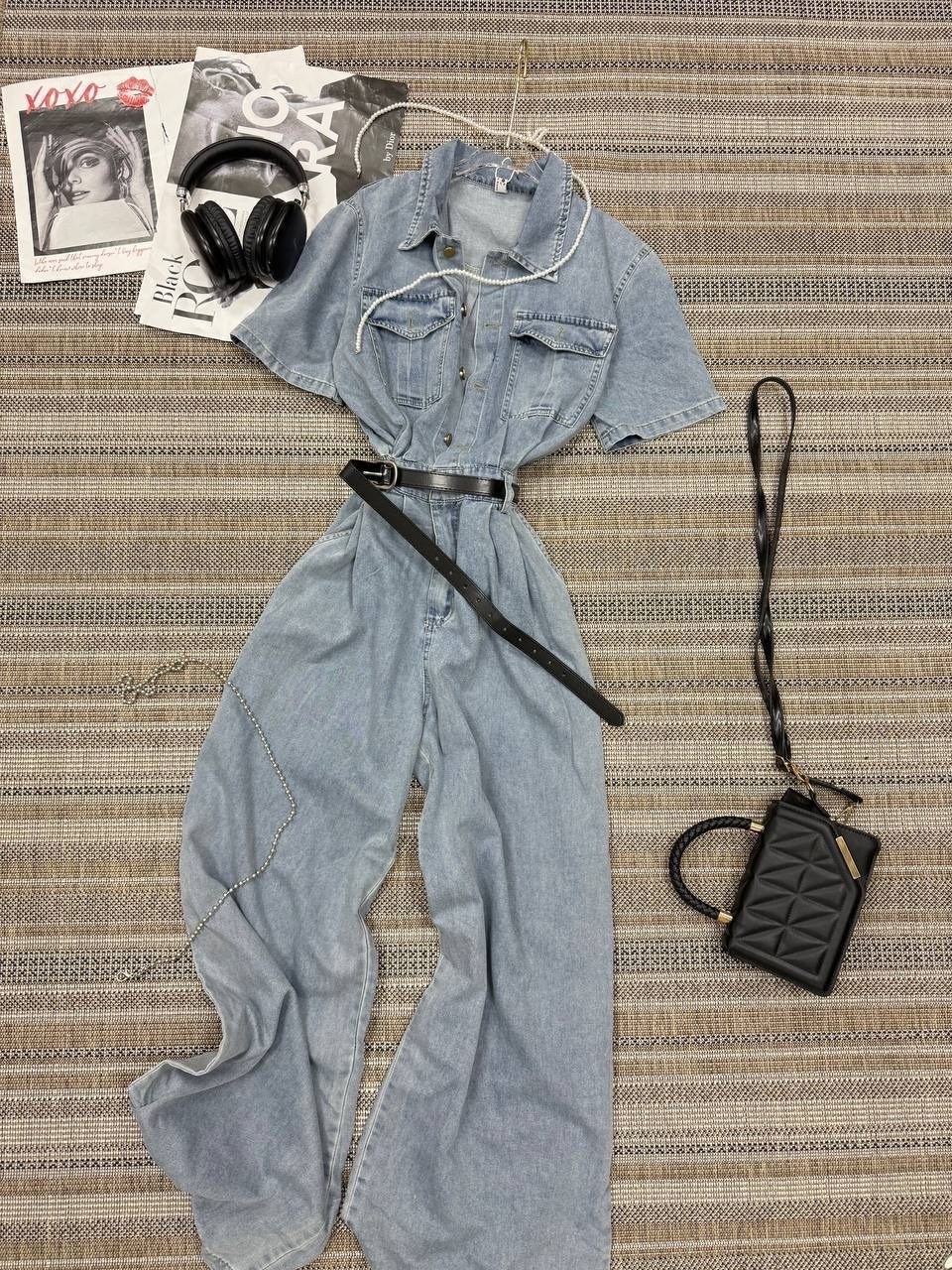 комбинезон женский джинсовый,комбинезон джинсовый,джинсовый комбез,джинсовый брючный комбез,мода и стиль