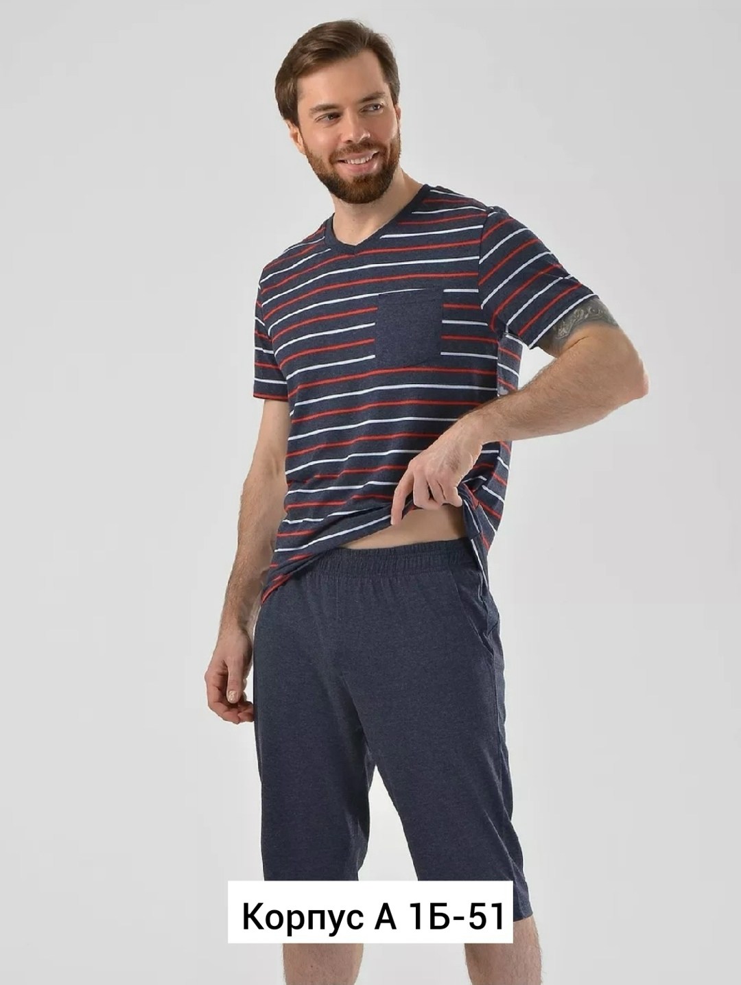 пижама мужская с шортами,мужская домашняя одежда,пижама мужская,трикотажные костюмы,комплект домашний мужской