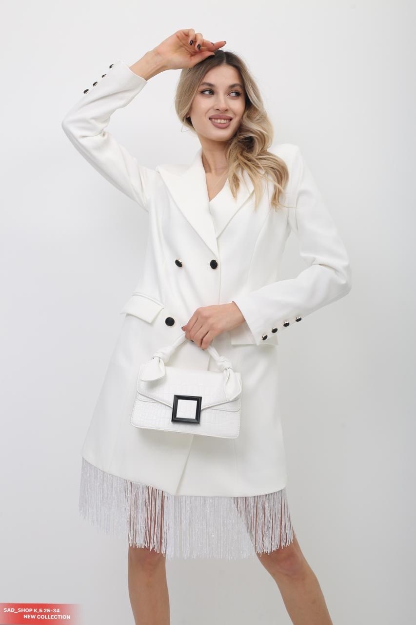 платье-пиджак,платье пиджак черное,платье-пиджак с бахромой,женское платье пиджак,платье жакет женский