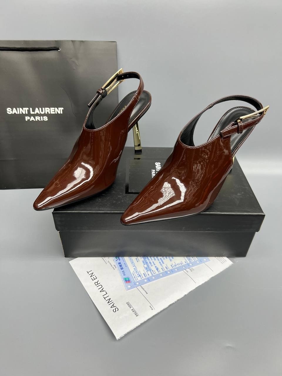 ,туфли yves saint laurent,туфли saint laurent,туфли фенди, женская