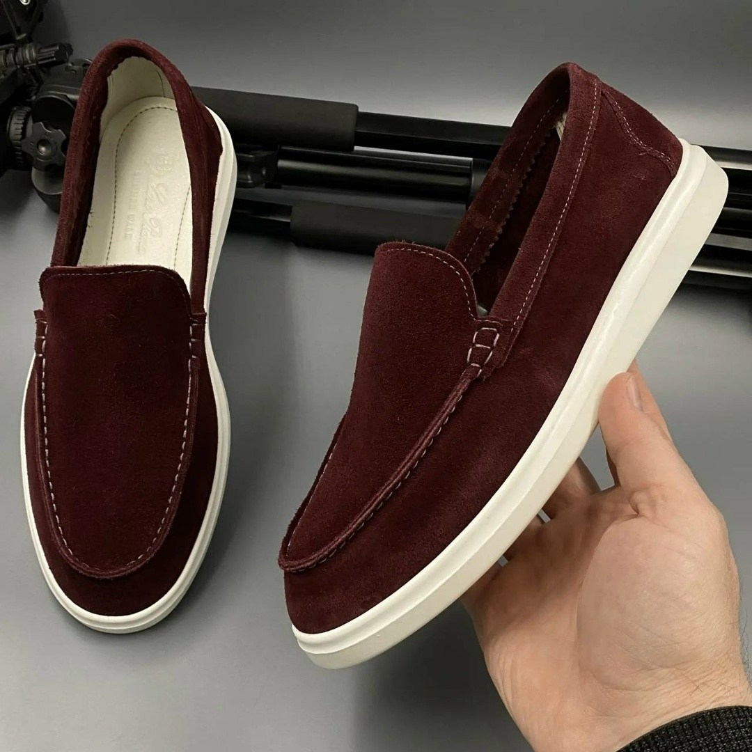 замшевые лоферы,лоферы мужские замшевые,,loro piana бордовые лоферы,бордовые лоферы