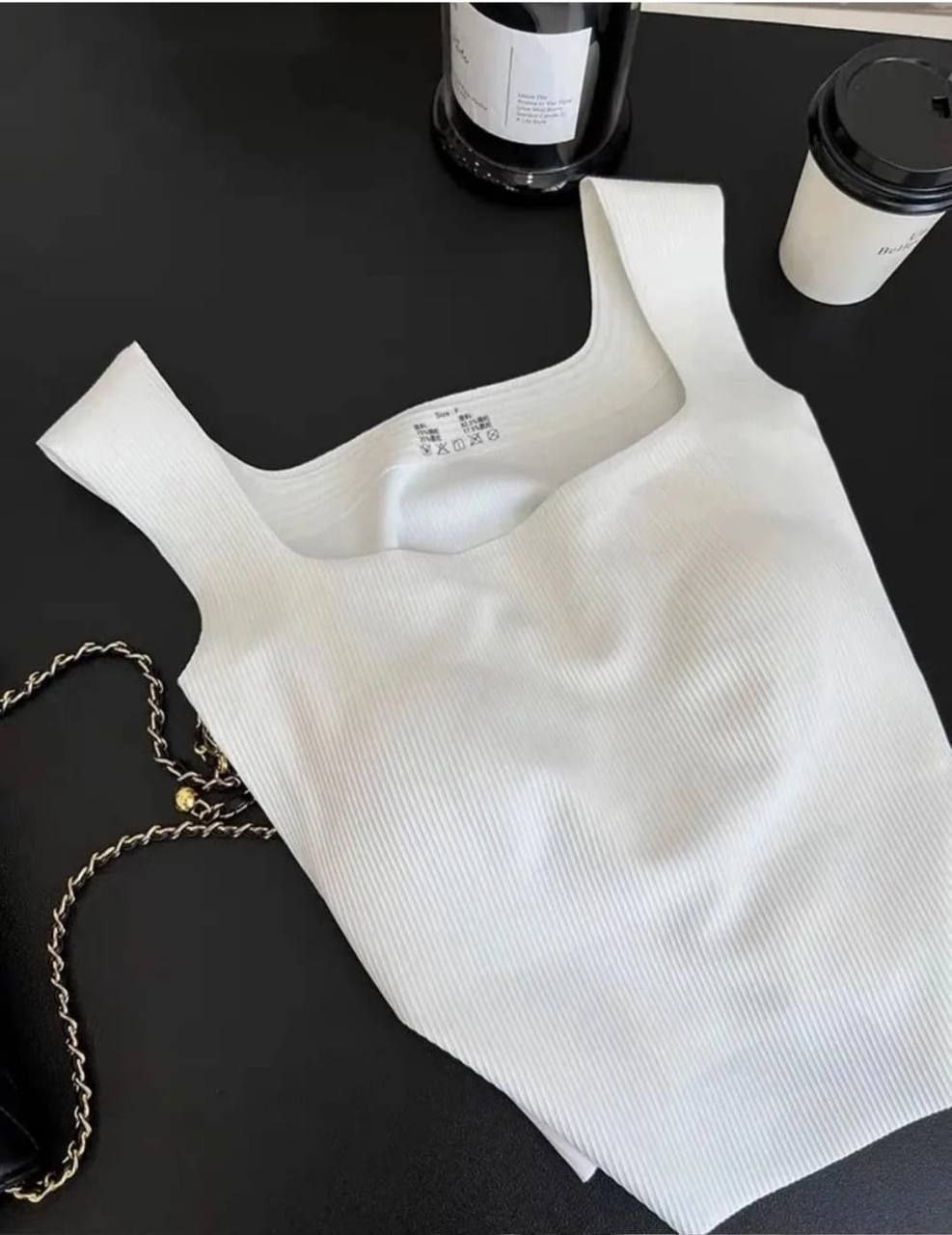 топик с чашками,топ женский,женские майки,топ женский топ,топик женский