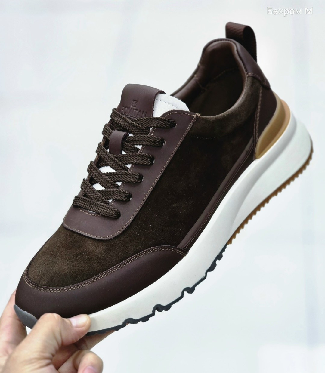 brunello cucinelli кроссовки мужские,коричневые кроссовки,,замшевые кроссовки,спортивная