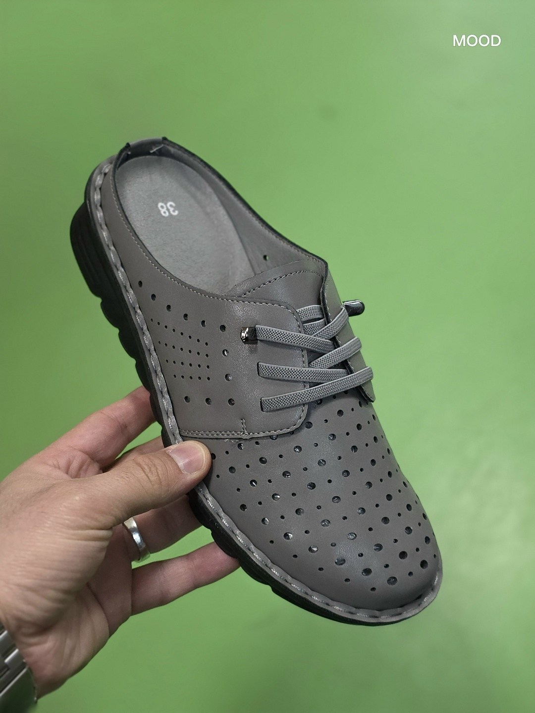 ,сабо с перфорацией,сабо женские, женская,мокасины с перфорацией