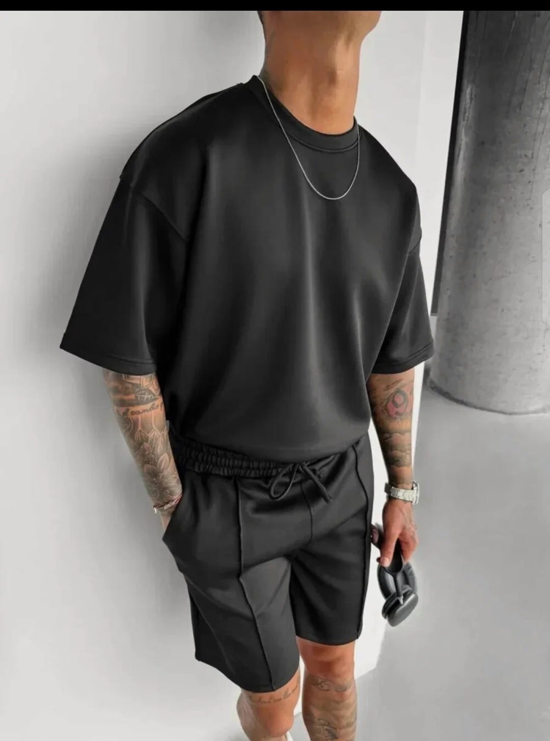 костюм с шортами и футболкой спортивный летний мужской,стильная футболка,спортивный костюм летний мужской с шортами, летняя,мужская мода
