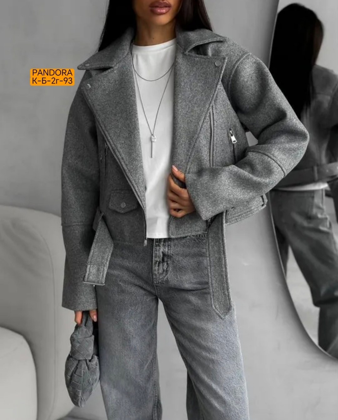 куртка женская серая,куртка женская,куртка косуха из пальтовой ткани,косуха осенняя на молнии куртка оверсайз zarina,куртка из пальтовой ткани