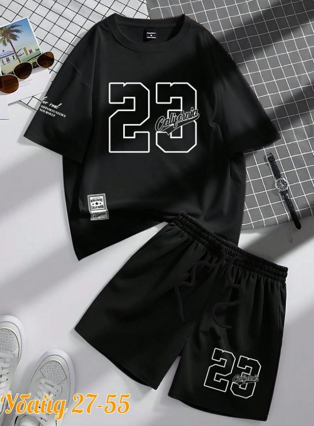 комплект футболка и шорты,летний комплект футболка и шорты,комплект одежды,мужские комплекты