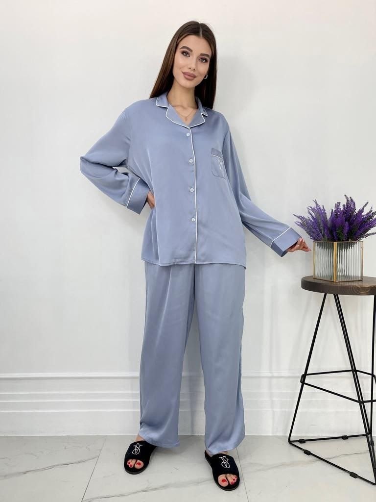 пижама женская,пижама женская со штанами шелковая комплект,пижама,пижама домашний костюм,пижама женская с брюками шелковая