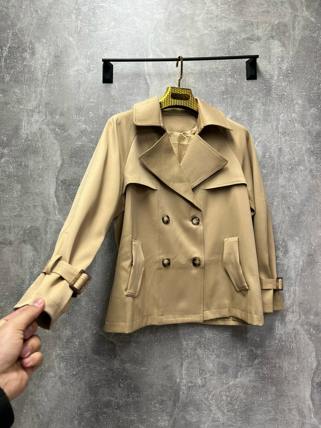 бежевый тренч,тренч короткий,повседневная куртка,тренч,женский тренч