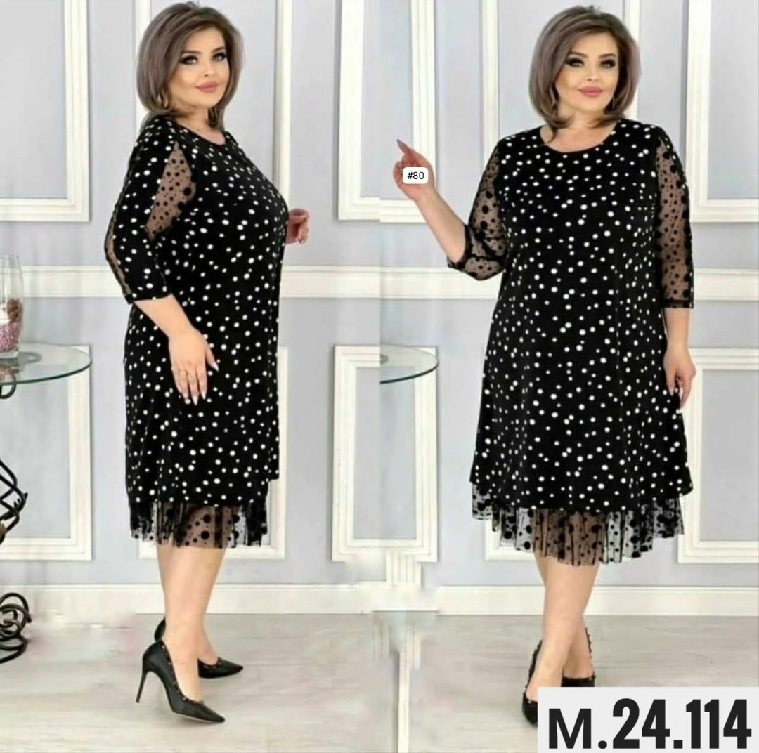платье больших размеров,вечернее платье больших размеров нарядное в горошек saliya brand,женское праздничное платье больших размеров,платье вечернее больших размеров нарядное в горошек,женское платье