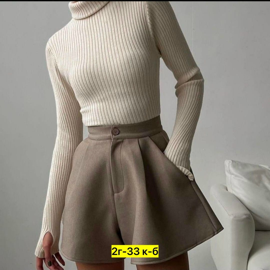 юбка спандекс,шорты женские с завышенной талией,шорты деловые женские на высокой талии,расклешенные шорты с высокой талией,шорты костюмные женские