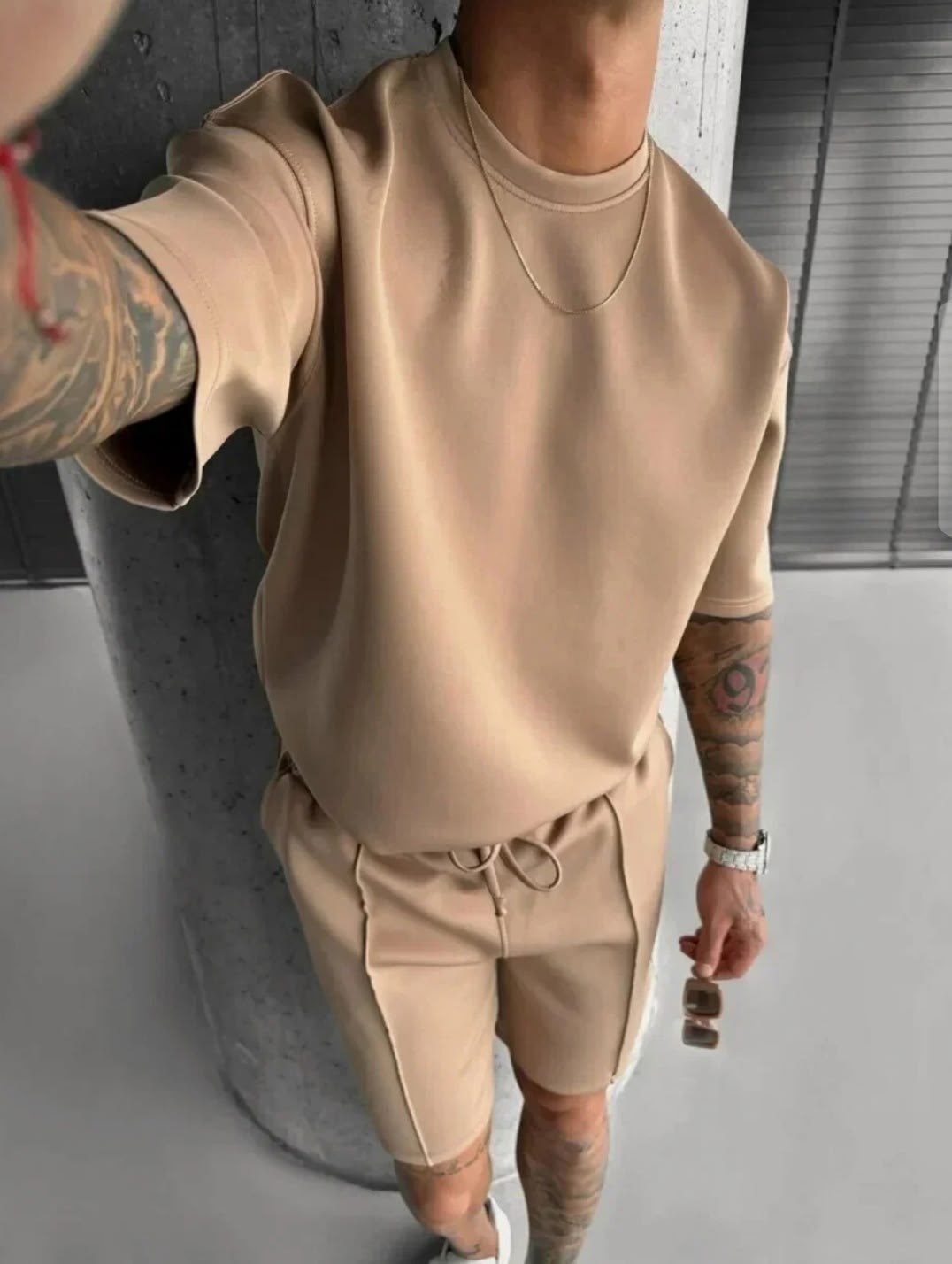 костюм с шортами и футболкой спортивный летний мужской,стильная футболка,спортивный костюм летний мужской с шортами, летняя,мужская мода