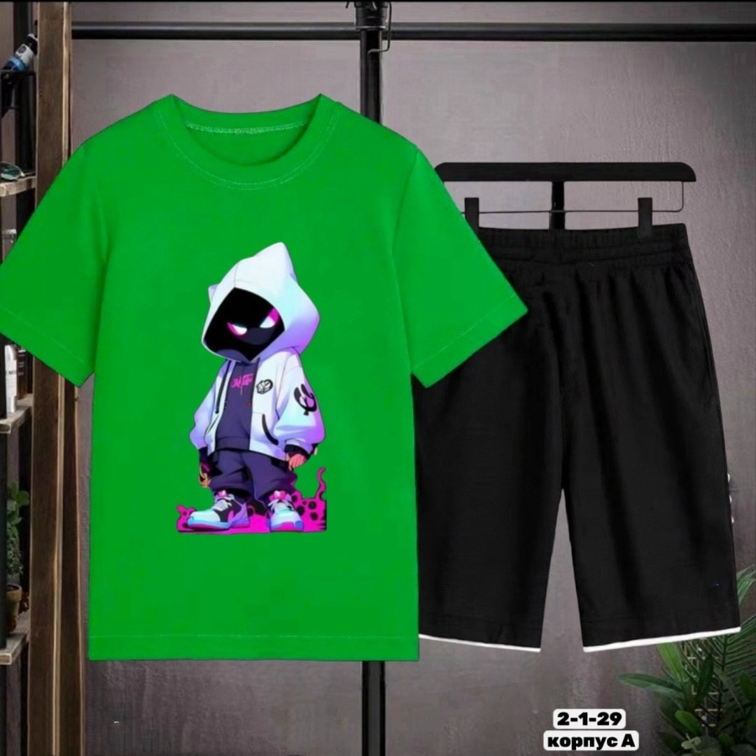 костюм детский футболка шорты,сток одежда,спортивные костюмы,костюм двойка