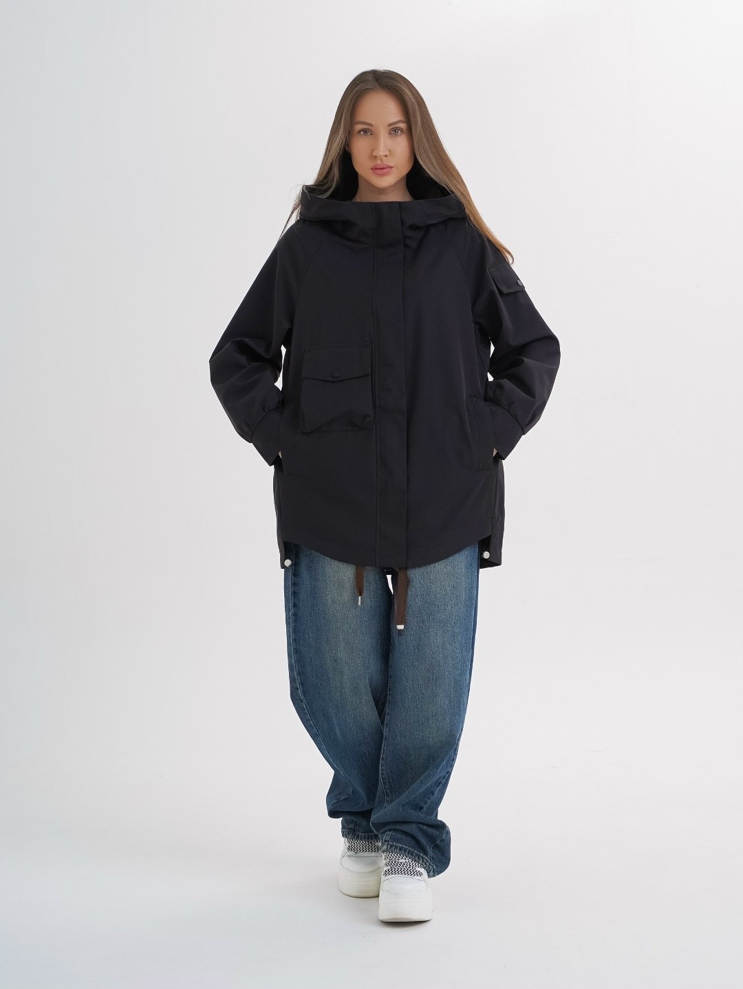 куртка женская,куртка демисезонная,куртка демисезонная с капюшоном удлиненная v.p.line,куртка женская демисезонная,куртка черный mtforce 014438633
