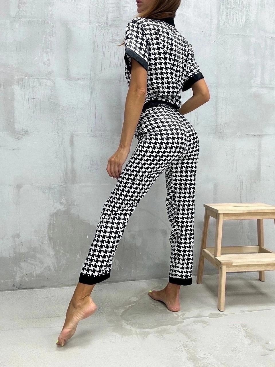 женская пижама,пижама тройка,домашняя одежда женская,домашний костюм пижама,пижама черная