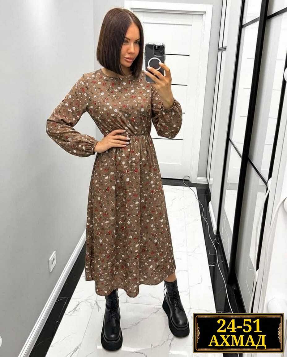 платье женское,платье женское черное в цветочек с длинным рукавом,платье женское прадо,платье ,модные платья 2026