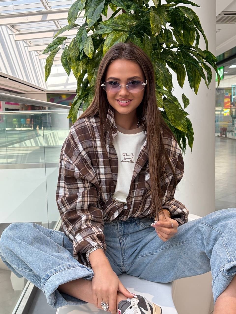 рубашка оверсайз в клетку хлопок pahomova oksana,рубашка в клетку оверсайз на кнопках,рубашка в клетку оверсайз на кнопках golubkova,рубашка женская в клетку оверсайз,рубашка женская в клетку