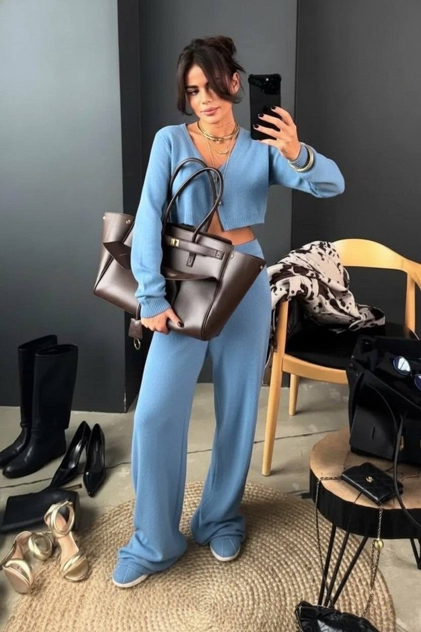 трикотажные костюмы,стильные костюмы,брючный костюм,костюм женский,модные образы