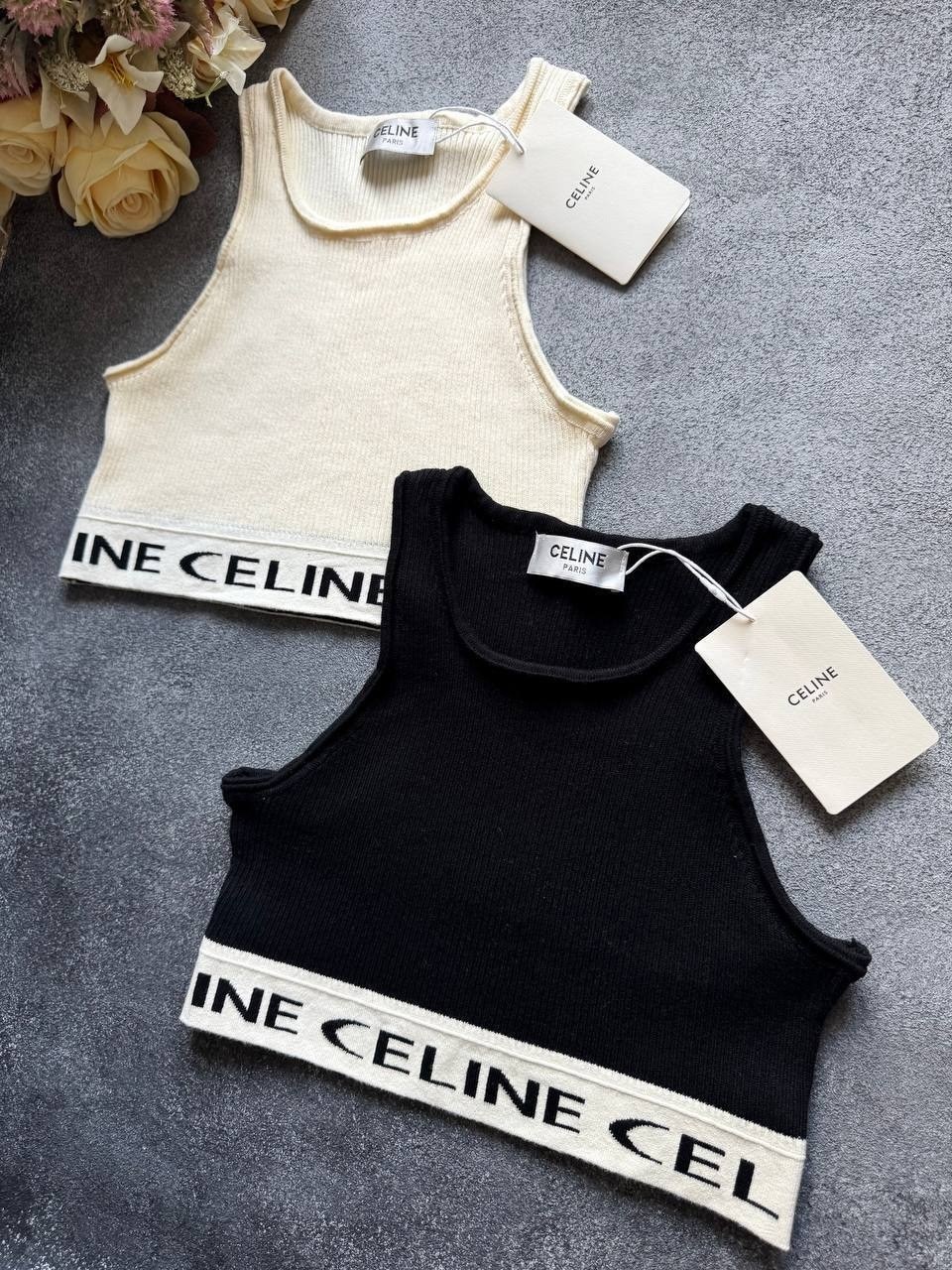 топ celine,женский кроп топ,кроп-топ celine 401723546,топ женский,кроп-топ celine бежевый