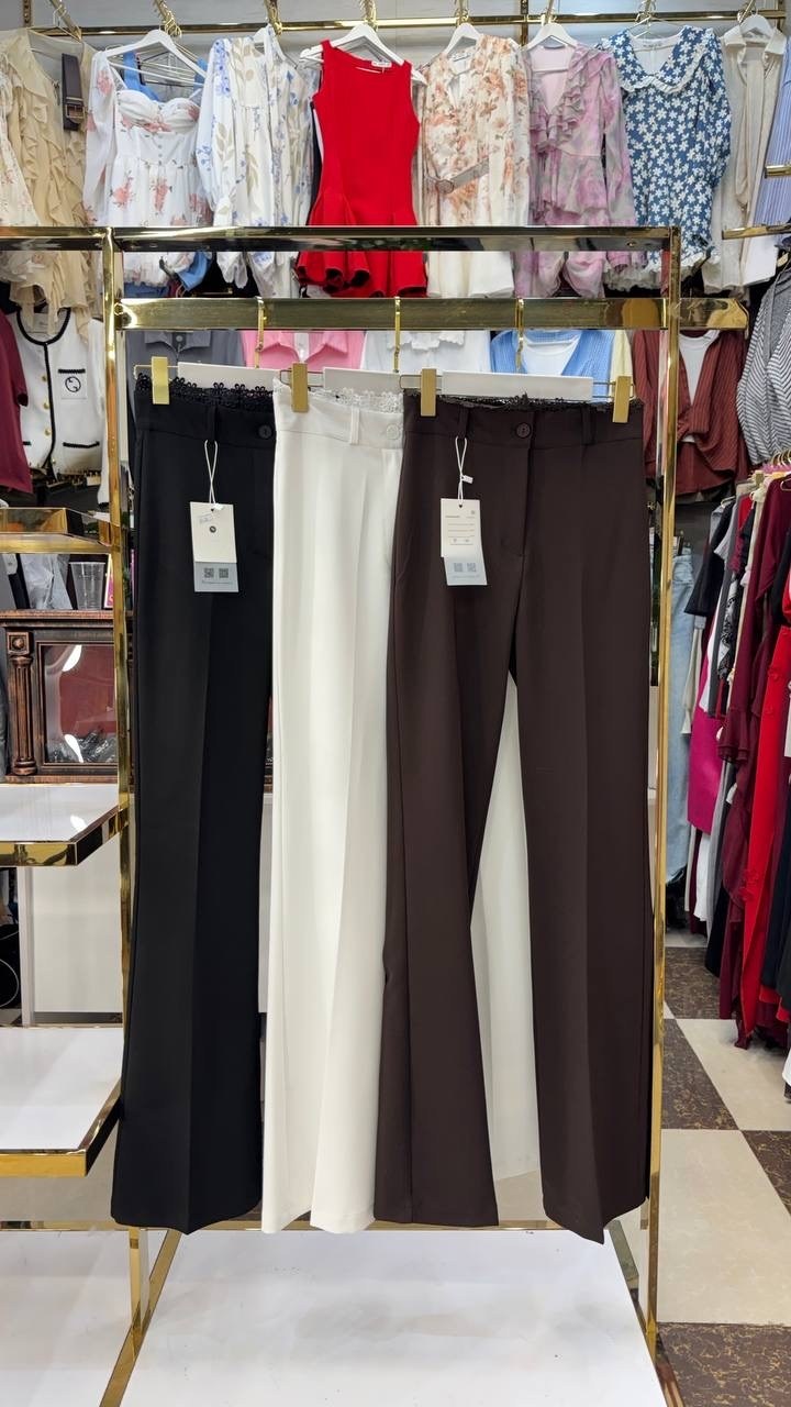 брюки клеш,брюки женские,брюки коричневые,женские брюки клеш,брюки с разрезам