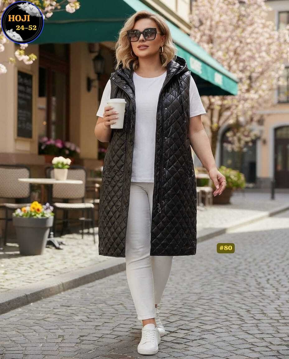 жилетка женская,жилет на синтепоне,жилетка удлиненная,жилет,жилет женский длинный стеганый