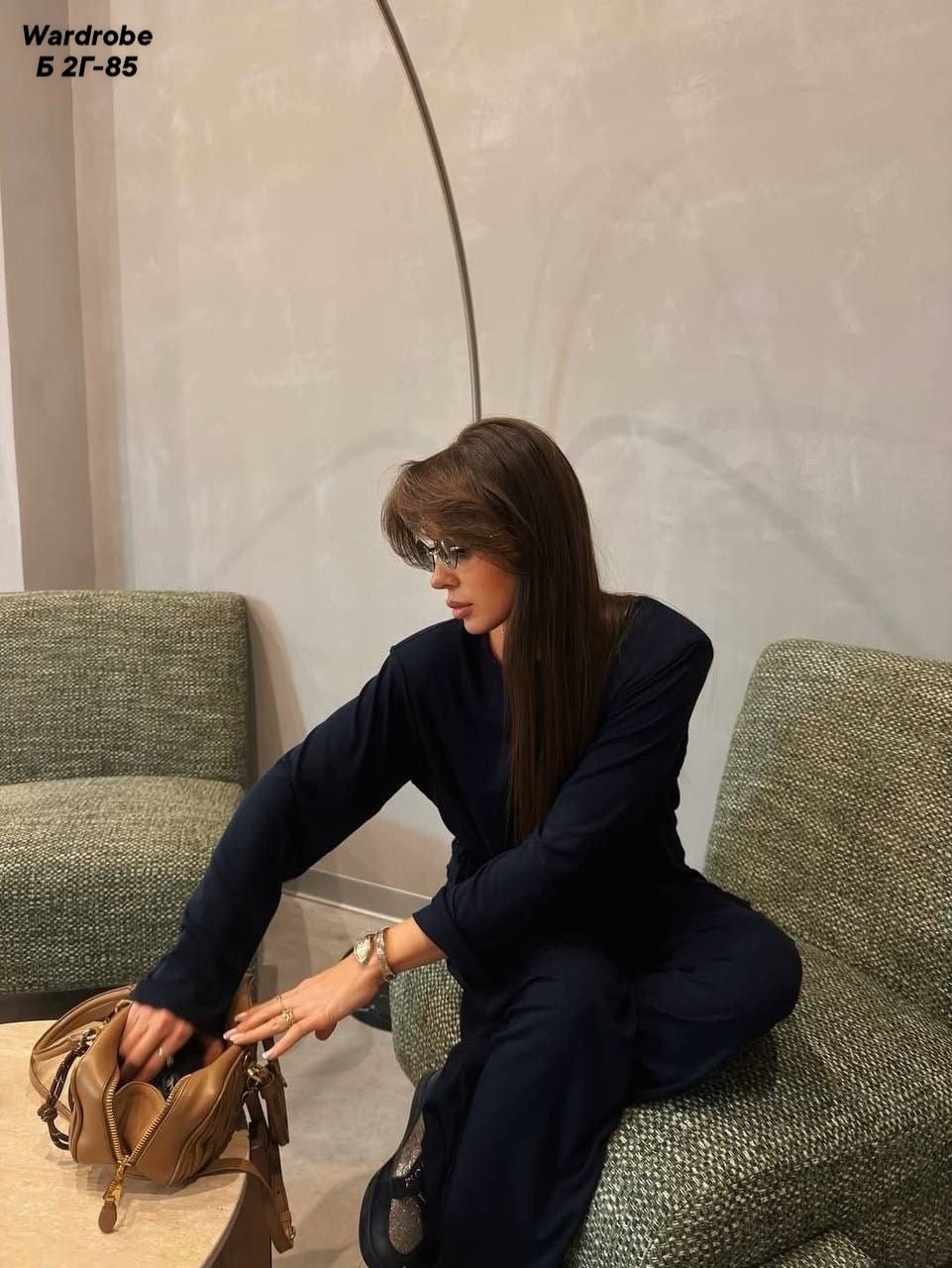 костюм женский с брюками палаццо,трикотажный костюм,костюм свободного кроя,женский костюм с брюками