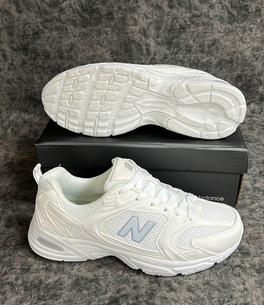 кроссовки new balance,кроссовки new balance 530,new balance 530 white silver navy,,кроссовки new balance 530 white silver navy