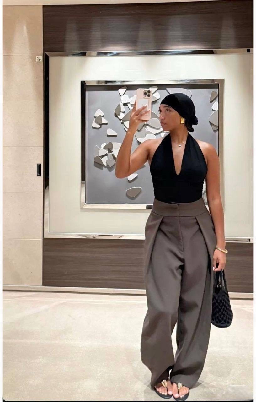 брюки с широкими штанинами,широкие брюки,брюки с высокой талией,стильные наряды