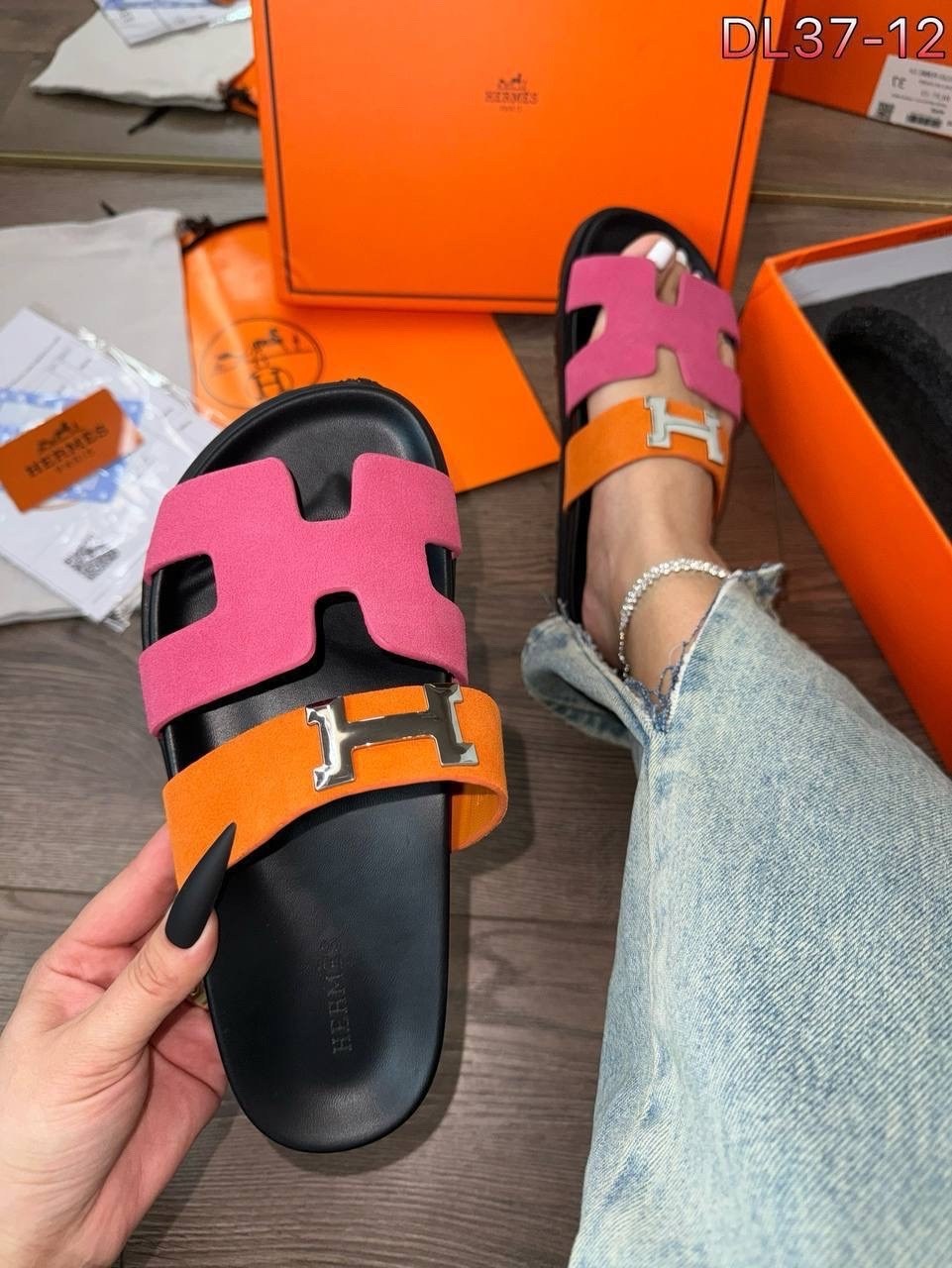hermes шлепанцы,hermes босоножки,сандалии hermes,шлепанцы hermes оранжевые,шлепки женские hermes
